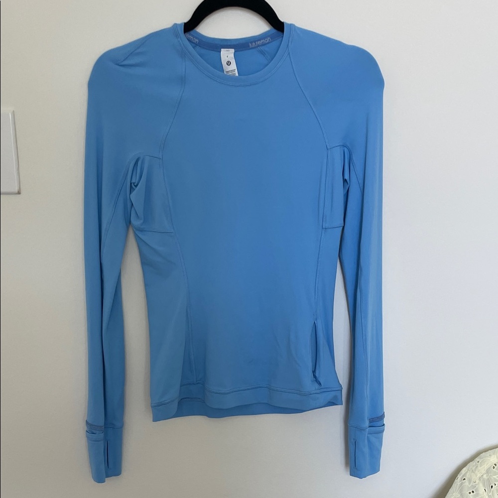 Lululemon Blue Long Sleeve Top